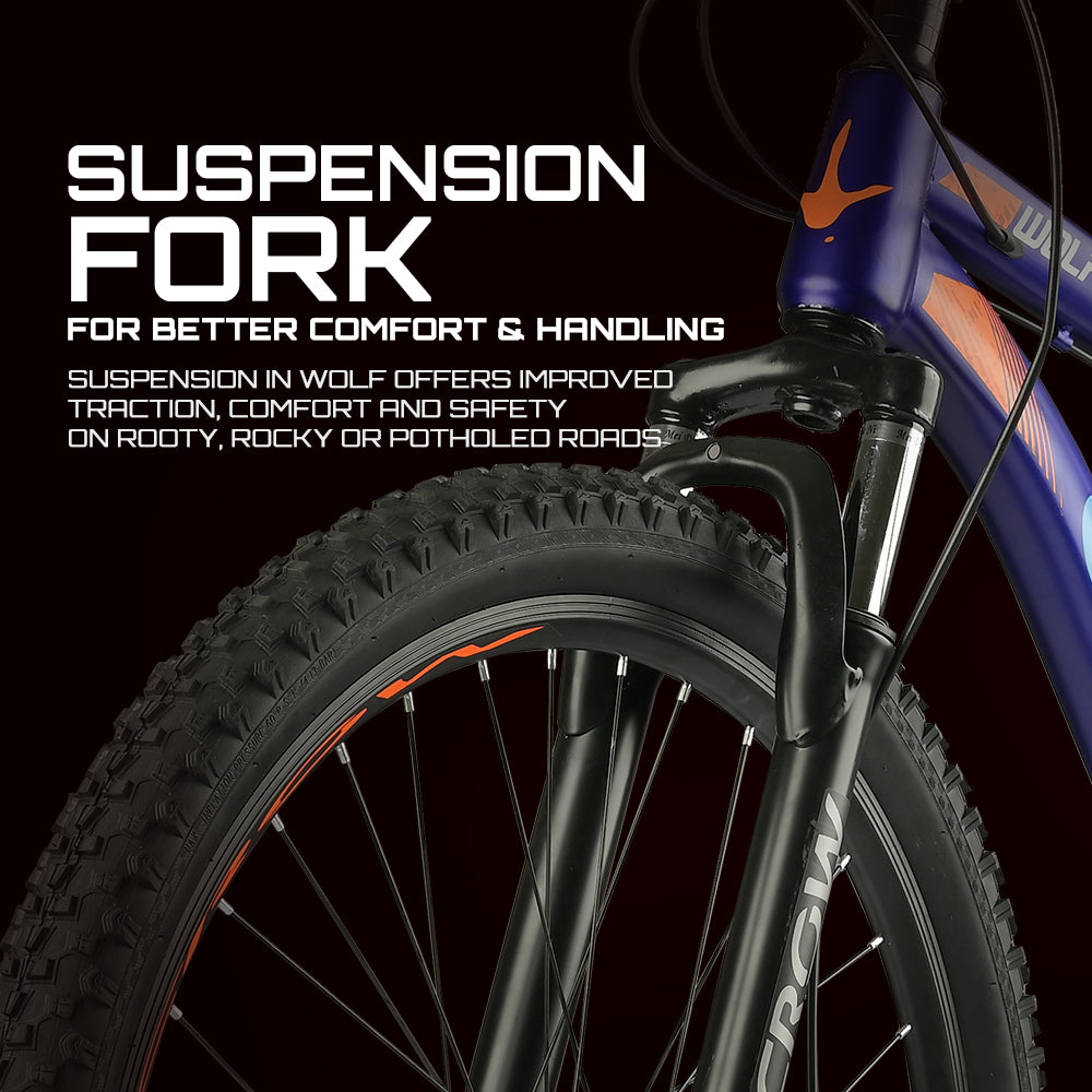 Crow Wolf Single Speed 27.5 Inch MTB Cycle Crow Bikes