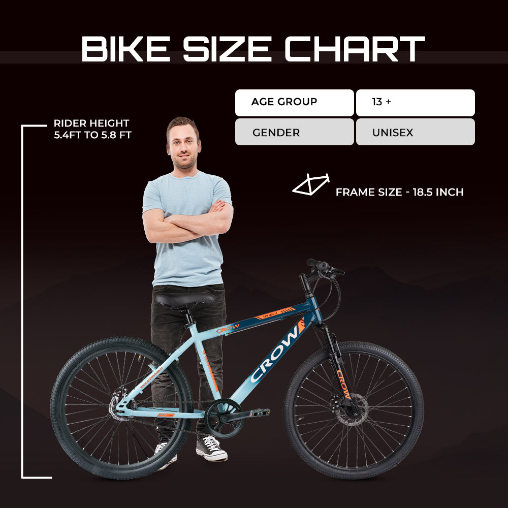 Single speed bike size chart hotsell